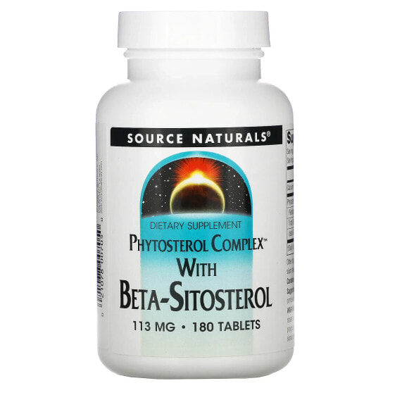 Phytosterol Complex With Beta-Sitosterol, 340 mg, 180 Tablets (113 mg per Tablet)