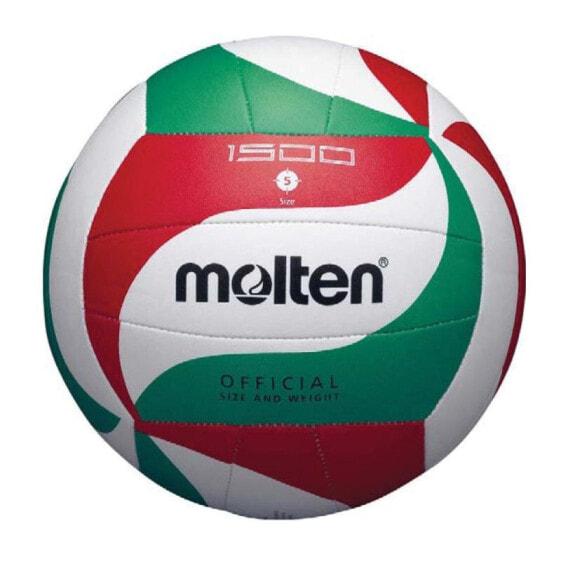 Мяч волейбольный Molten V4M1500  Зеленый, Красный, Белый