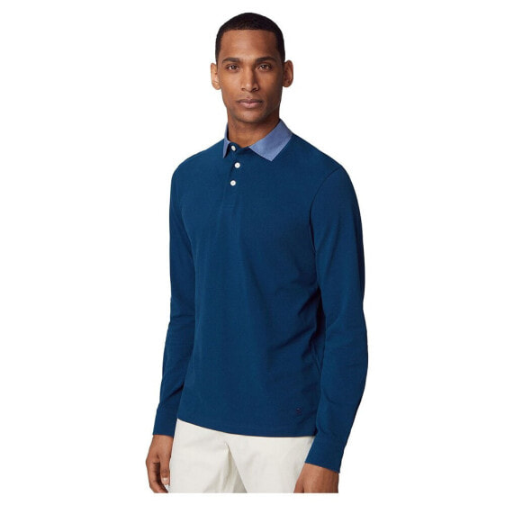 HACKETT Collar long sleeve polo