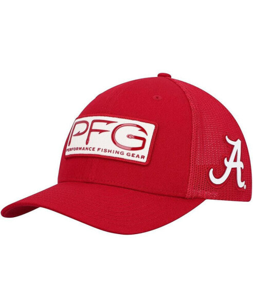 Men's Crimson Alabama Crimson Tide PFG Hooks Flex Hat