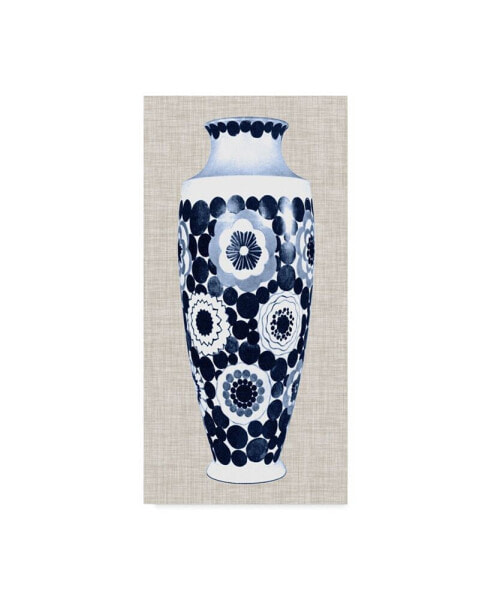 Unknown Blue & White Vase V Canvas Art - 15" x 20"