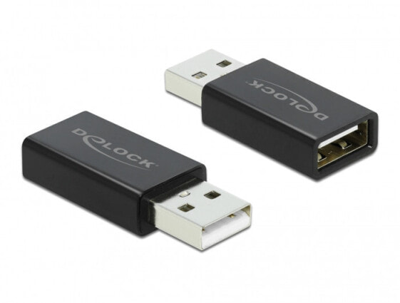 Delock 66529 - USB 2.0 Type-A - USB 2.0 Type-A - Black