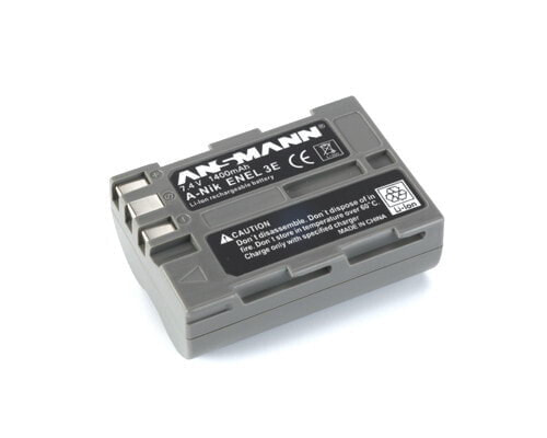 Ansmann Li-Ion battery packs A-NIK EN EL 3E - Nikon - 1400 mAh - 7.4 V - Lithium-Ion (Li-Ion)