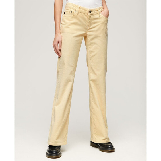 SUPERDRY Low Rise Cord Flare pants