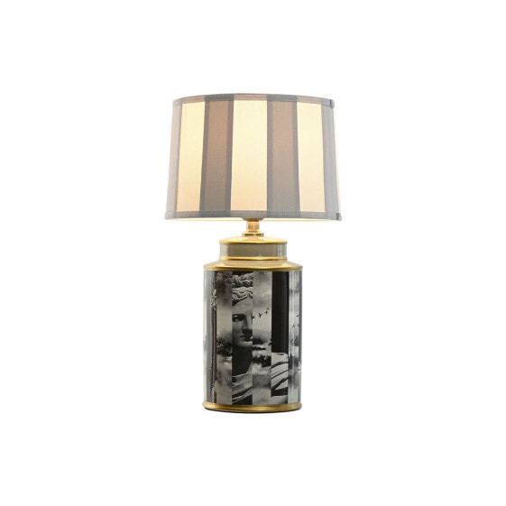 Настольная лампа Home ESPRIT Белый Чёрный Серый Позолоченный Фарфор 29 x 29 x 51 cm