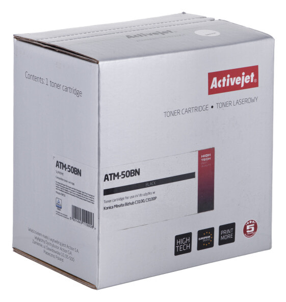 Activejet ATM-50BN toner (replacement for Konica Minolta TNP50K; Supreme; 6000 pages; black) - 6000 pages - Black - 1 pc(s)