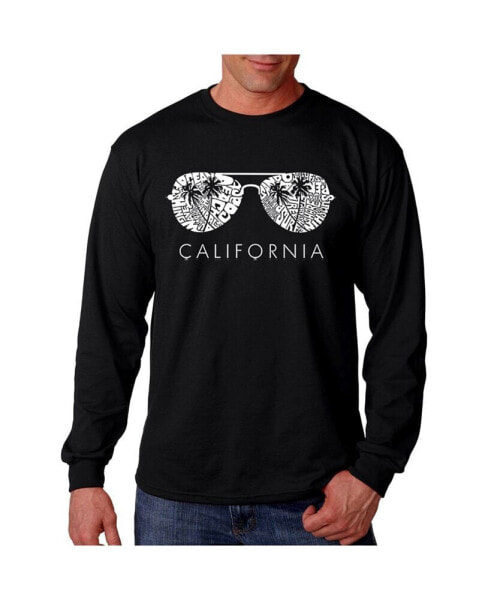 Men's Word Art - California Shades Long Sleeve T-Shirt