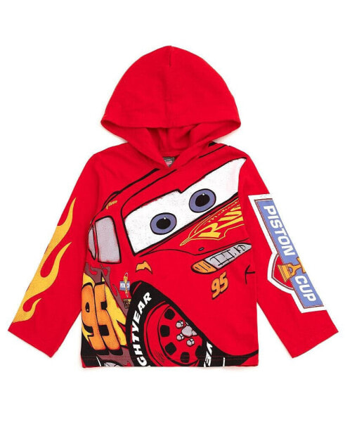 Toddler Boys Mickey Mouse Lion King Cars Monsters Inc. Hooded Long Sleeve T-Shirt to