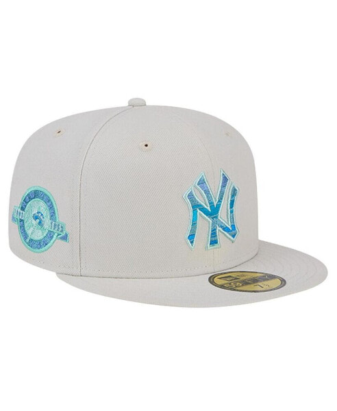 Men's Khaki New York Yankees Stone Mist 59FIFTY Fitted Hat