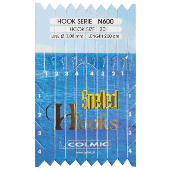 COLMIC N600 0.180 mm 70 cm tied hook