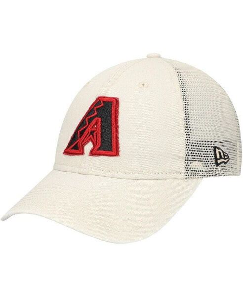 Men's Stone Arizona Diamondbacks Game Day 9TWENTY Adjustable Trucker Hat