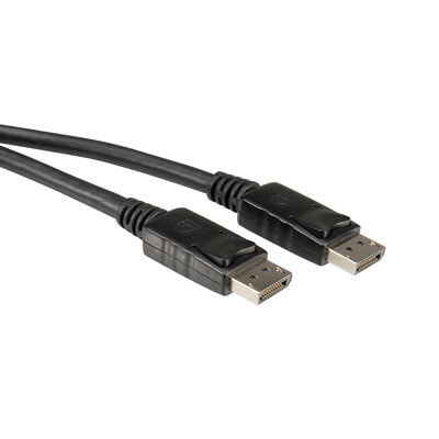 VALUE DisplayPort Cable - DP-DP - M/M 2 m - 2 m - DisplayPort - DisplayPort - Black - Male/Male - 2 mm