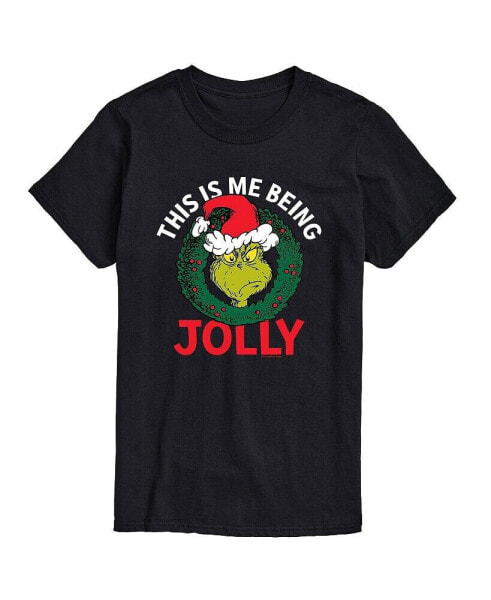 Men's Dr. Seuss The Grinch Me Being Jolly Graphic T-shirt
