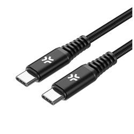 USB-C-кабель Celly USBCUSBC100WBK 2 m Чёрный