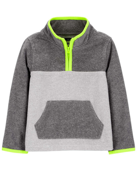 Toddler Quarter-Zip Microfleece Pullover 3T