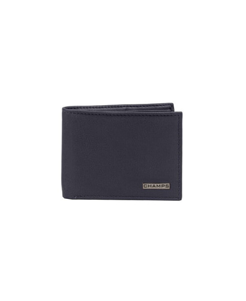 Men's Leather RFID Bi-Fold Wallet in Gift Box
