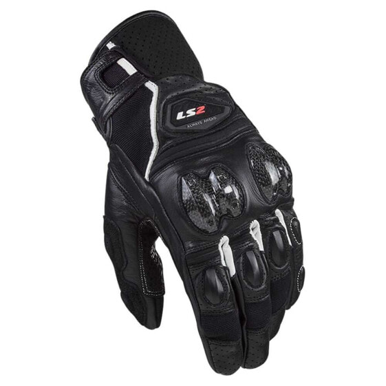 LS2 Textil Spark 2 leather gloves