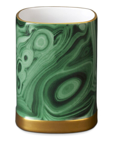 L'objet Malachite Pencil Cup Green