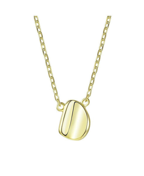 14K Gold Plated Assymetrical Necklace for Kids/Teens