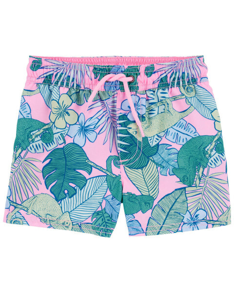 Toddler Tropical Swim Trunks 5T