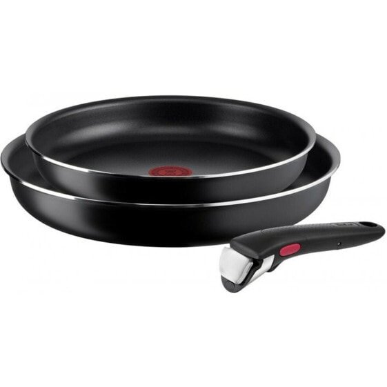 Set of Frying Pans Tefal L1539143 Black Aluminium 3 Pieces 2 Units Ø 24 cm Ø 28 cm