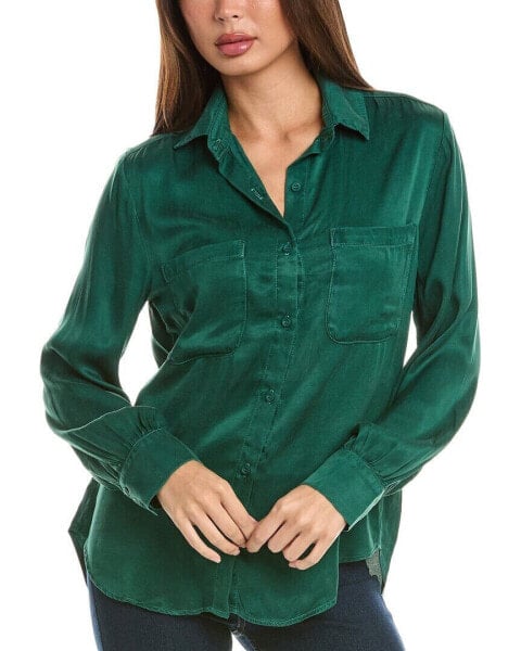 Bella Dahl Two Pocket Bishop Sleeve Shirt Women's