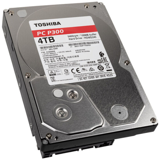 Toshiba P300, SATA 6G, 3,5 Zoll - 4 TB