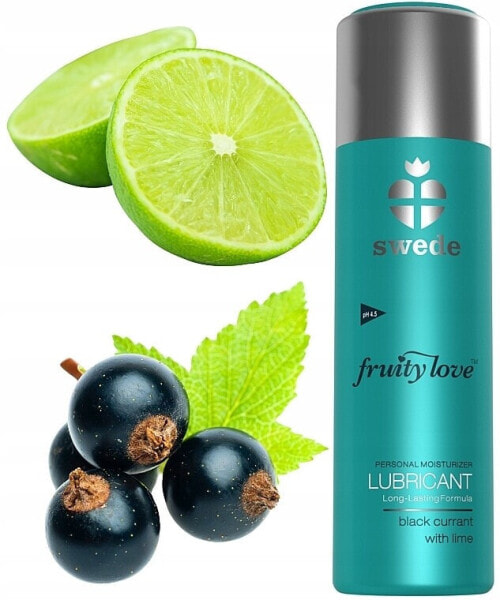 Gleitmittel Schwarze Johannisbeere und Limette - Swede Fruity Love Lubricant Black Currant Lime 50 ml