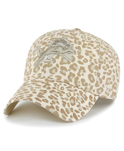 47 Women's Natural Detroit Lions Panthera Clean Up Adjustable Hat
