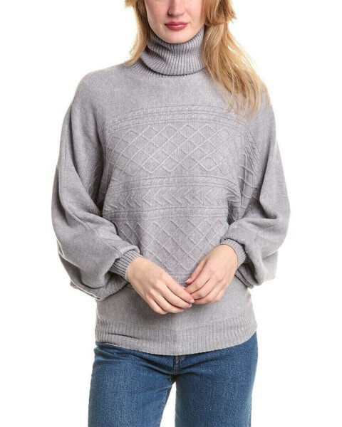 Rain + Rose Dolman Sweater Women's Grey L