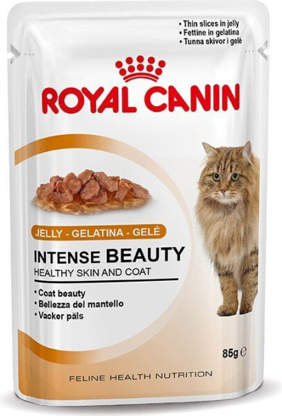 Влажный корм для кошек Royal Canin, INTENSE BEAUTY, для ухода за шерстью, кусочки, 85 г