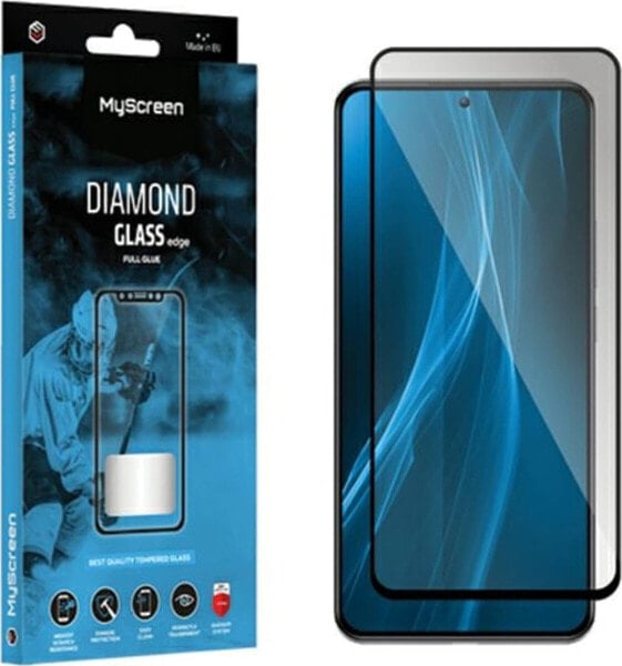 MyScreen Protector MyScreen Protector - Szkło hartowane z klejem na całej powierzchni DIAMOND GLASS edge FULL GLUE (czarna ramka) do Samsung Galaxy A05 4G/A05s 4G