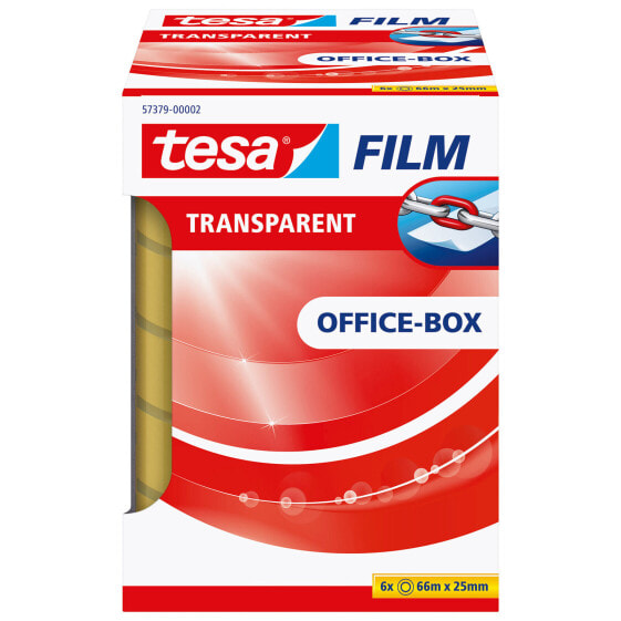 Tesa 57379 - 66 m - Transparent - 25 mm - 6 pc(s)