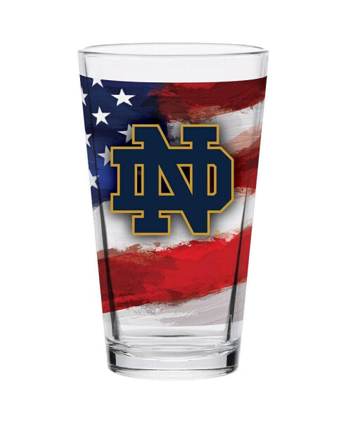 Notre Dame Fighting Irish 16 Oz Americana Pint Glass