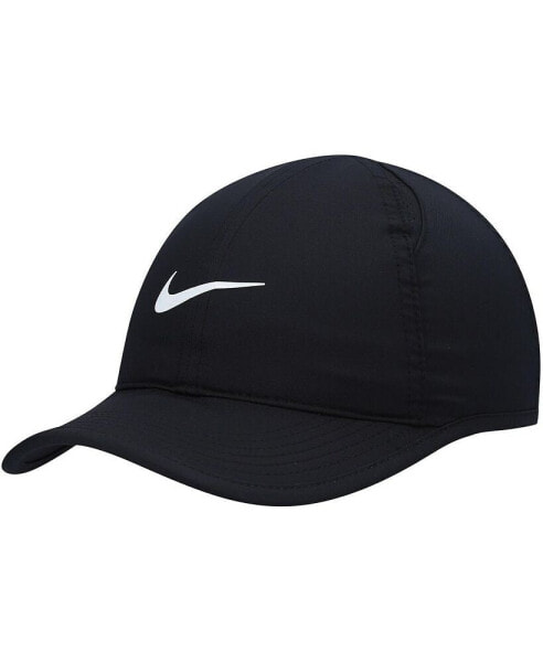 Boys Black Featherlight Performance Adjustable Hat