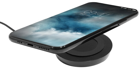 Mobiparts Wireless Charger 5W Black - Indoor - DC - Wireless charging - Black