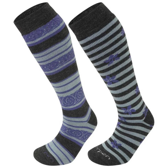 LORPEN T1 Ski/Snowboard Merino socks 2 pairs