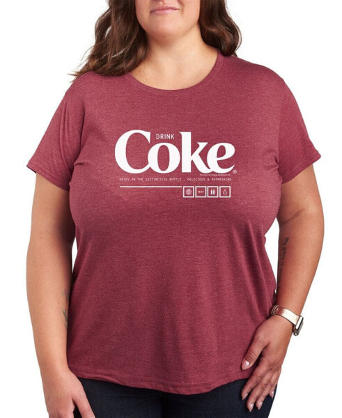 Trendy Plus Size Coca Cola Graphic T-shirt