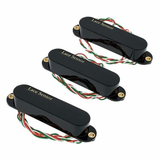 Lace Pickups Sensor Gold 3 Pack BK