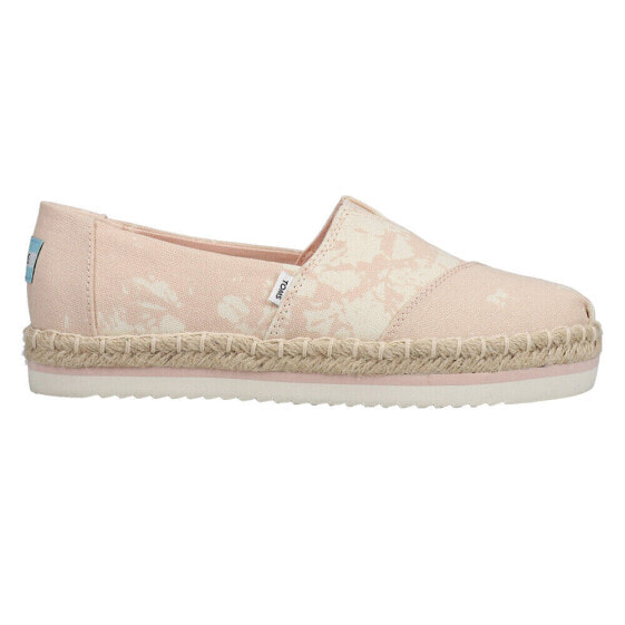 TOMS Alpargata Platform Womens Pink Sneakers Casual Shoes 10018247T