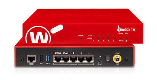 WatchGuard Firebox T25 with 5-yr Standard Support - 0.9 Gbps - VPN
