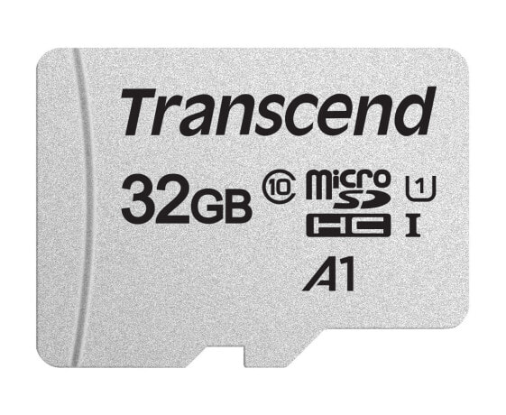 Transcend microSD Card SDHC 300S 32GB - 32 GB - MicroSDHC - Class 10 - NAND - 95 MB/s - 25 MB/s
