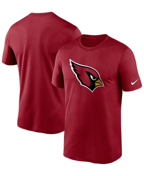 Men's Cardinal Arizona Cardinals Logo Essential Legend Performance T-Shirt