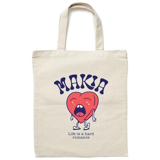 MAKIA Heartache Ecru Tote Bag