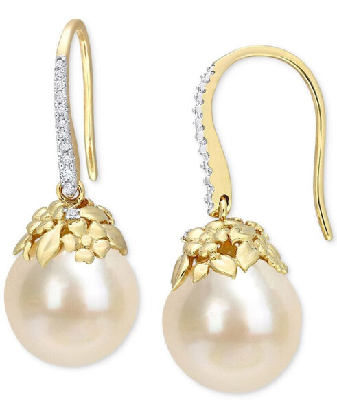 Серьги Macys Pearl & Diamond