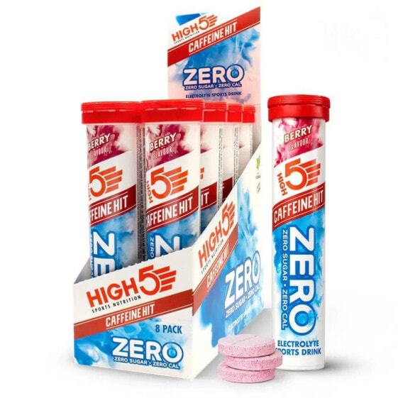 HIGH5 Zero Caffeine Hit Tablets Box 8 x 20 Units box Berry