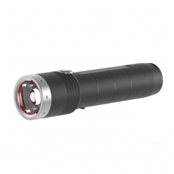 LED Lenser MT10 - Hand flashlight - Black - Silver - Buttons - IPX4 - LED - 1 lamp(s)