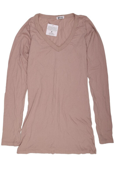 LAMADE Long Sleeve Crew Neck Top In Blush M 300693