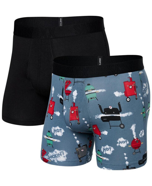 Белье мужское SAXX Cooling Boxer Fly, упаковка из 2 шт.