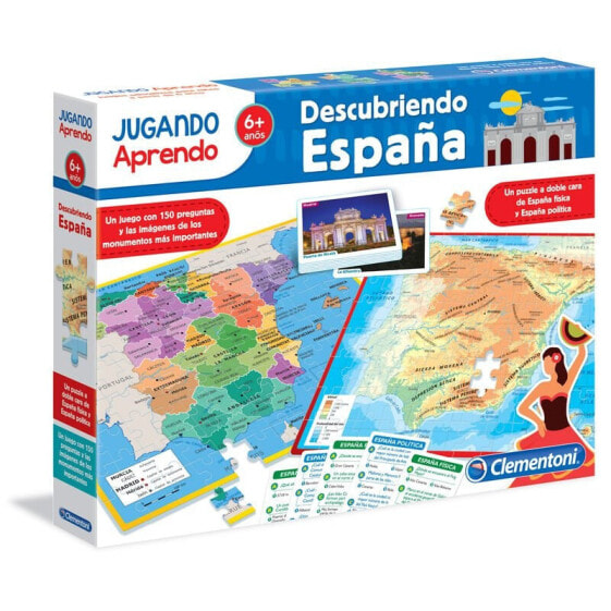 CLEMENTONI Geo Map Discover Spain In Spanish
